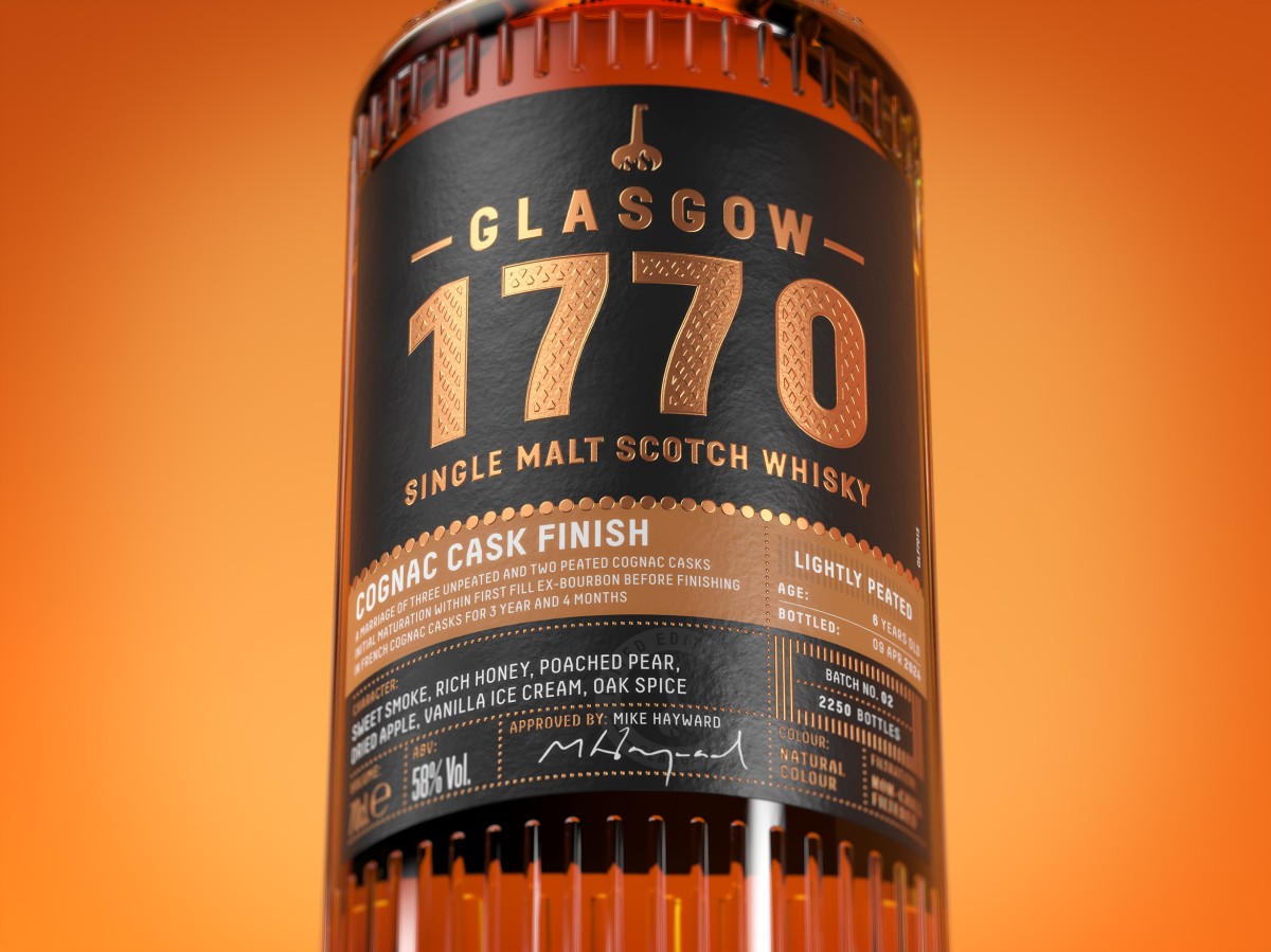 Glasgow 1770 Cognac Cask Finish